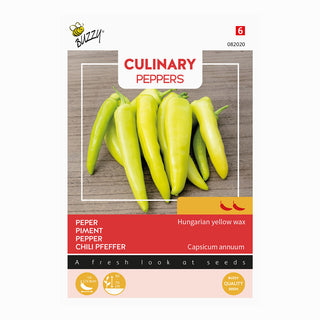 Chilipeppar  'Hungarian yellow wax'