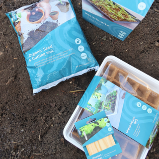 Eco Odlingslåda (inkl. 30 torvkrukor)