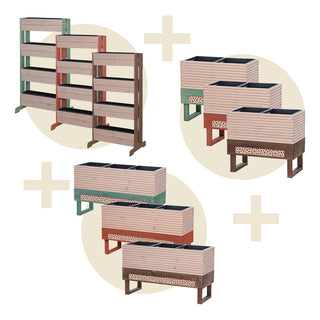 Balkong Köksträdgård stor