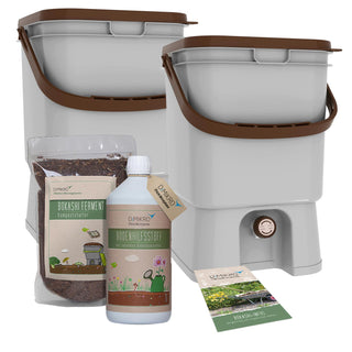 Bokashi-hink startset Duo + 1L Bokashi Extract