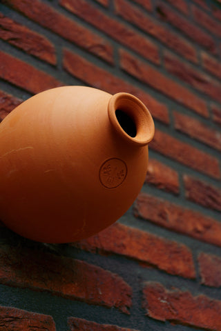 Fågelhus terrakotta