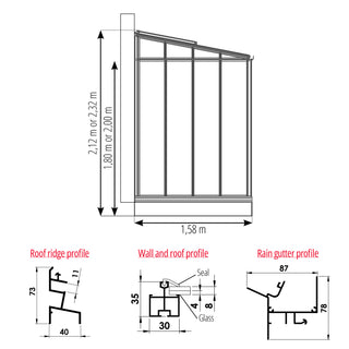 Luxia Retro mot vägg