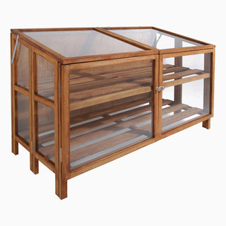 Premium odlingsskåp hardträ L