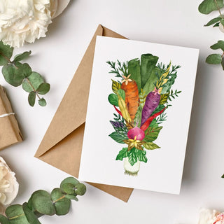 Presentkort 'Köksträdgårdsbukett' A6