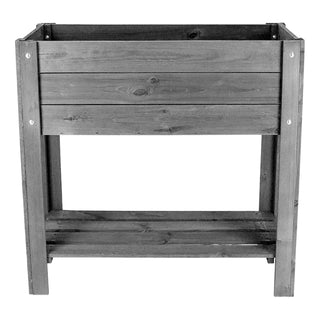 Odlingsbord för balkong/terrass i trä S