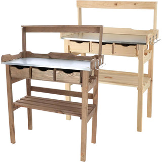 Omplanteringsbord med påbyggnadsdel