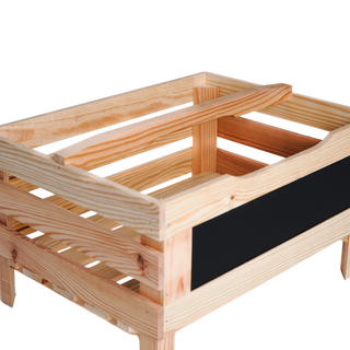 Låda med griffeltavla