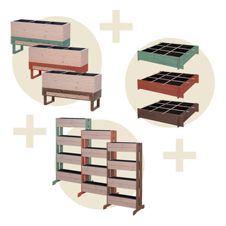 Terrass Köksträdgård stor