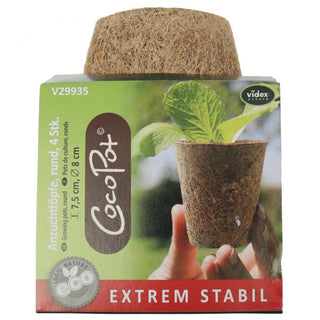 Kokosodlingskrukor 8cm runda (4)