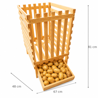 Potatiskratt trä 50kg