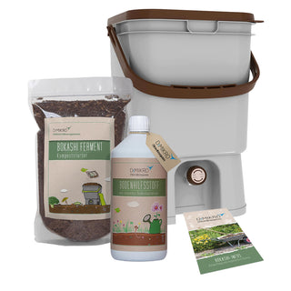 Bokashi-hink startset + 1L Bokashi Extract