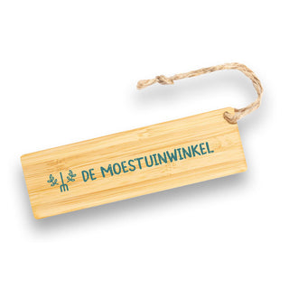 Bambu-bokmärke ”Köksträdgårdsbutik”