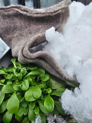 Ull-mulchduk fästband