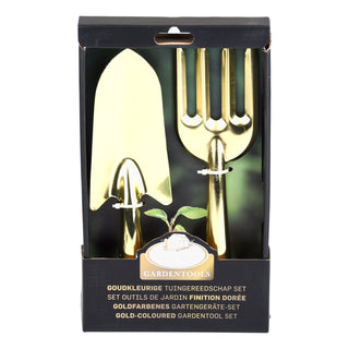 Esschert Design Gouden Tuingereedschapset