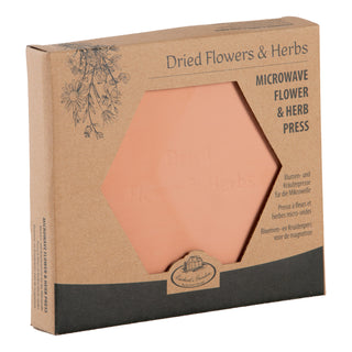 Mikrovågs blomst- och örtpress