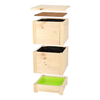 Wormencomposter hout Esschert Design