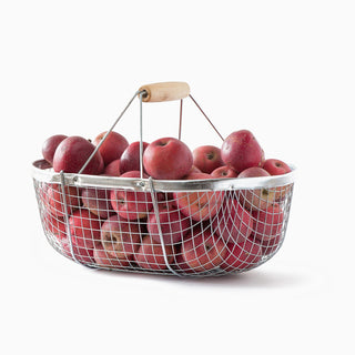 Skördkorg i metalltråd 30L